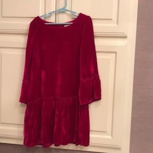 magenta dress